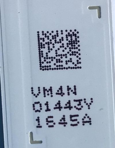 KIT DE LED'S PARA TV SAMSUNG (3 PIEZAS) / NUMERO DE PARTE 261501010095 / BN96-1645A / 30-43-0D23-3X10-804.25X12.5-210903-2.1 / PANEL CY-BA043HGHR4V / MODELO UN43TU700DFXZA CH20 - Imagen 3